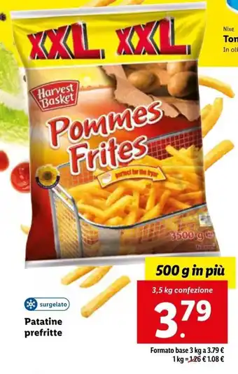 Lidl Patatine prefritte 3,5 kg offerta