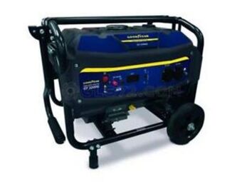 Generatore di corrente avr monofase 7hp 3200w goodyear gy3200 carrellato