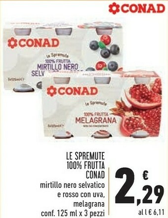 Conad Succhi di frutta offerta