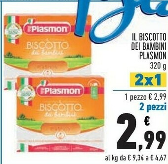 Conad Plasmon Biscotti offerta