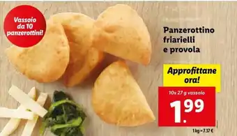 Lidl Panzerottino friarielli e provola 10 x 27 g offerta