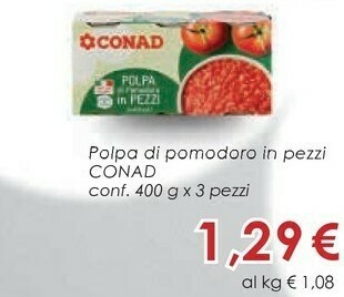Conad Pomodori pelati offerta