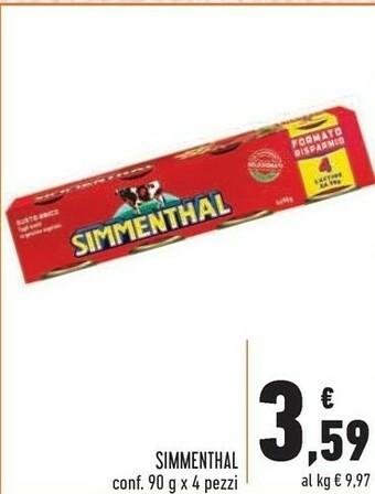 Conad Simmenthal Carne in scatola offerta