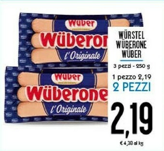 Conad Wuber Wurstel offerta