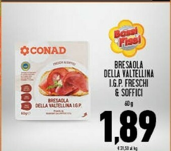 Conad Valtellina Bresaola offerta