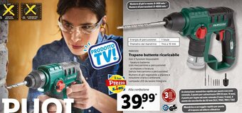 Lidl Parkside Trapano battente ricaricabile offerta