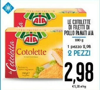 Conad Aia Cotolette di pollo offerta