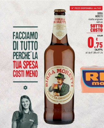 Conad Moretti Birra - Birra 660 G(ml) offerta