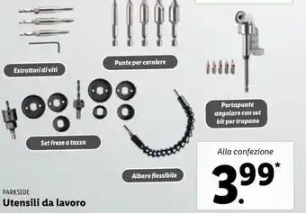 Lidl Parkside Utensili da lavoro offerta