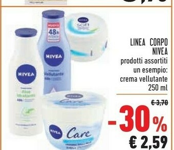 Conad Nivea Linea Corpo offerta