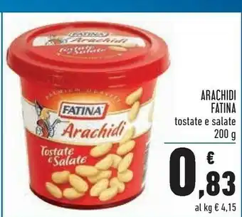 Conad Fatina Arachidi Tostate E Salate 200 G(ml) offerta