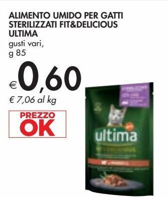 Bennet Alimento umido per gatti sterilizzati fit&delicious ultima offerta