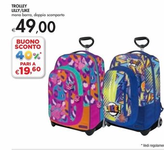 Bennet Trolley lilly/like offerta