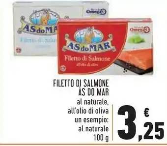 Asdomar Filetti Di Salmone Al Naturale 100 G(ml)