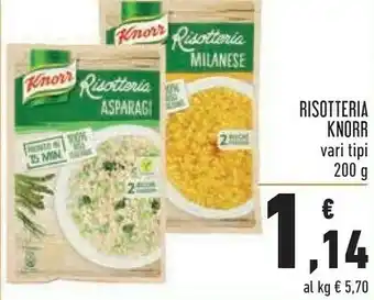Conad Knorr Risotteria Asparagi 200 G(ml) offerta