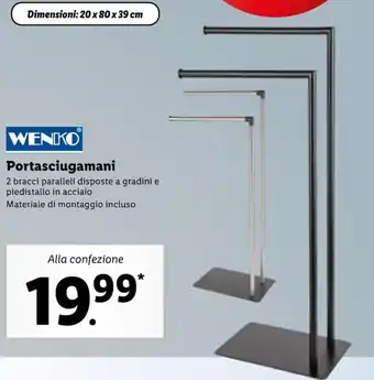 Lidl Wenko Portasciugamani offerta