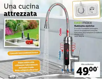 Lidl Easy maxx Rubinetto elettrico offerta