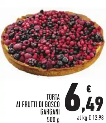 Conad Superstore Torta Ai Frutti Di Bosco Gargani 500 g offerta