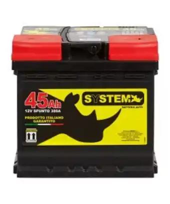 Cfadda Batteria auto 45 ah 380 a system+ offerta