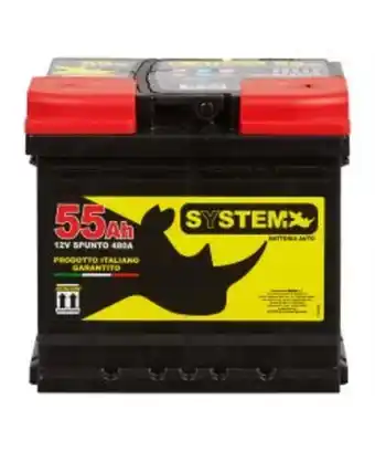 Cfadda Batteria auto 55 ah 480 a system+ offerta