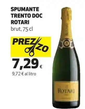 Coop Rotari Spumante Trento Doc offerta