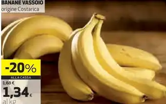 Coop Banane Vassoio offerta