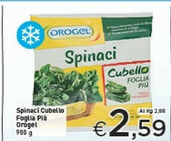 Crai Orogel Spinaci offerta