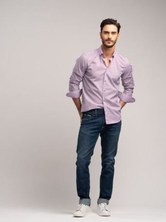 Invidia Jeans uomo stretch 5 tasche in denim stone washed offerta