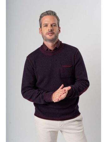 Invidia Maglia uomo girocollo toppe offerta