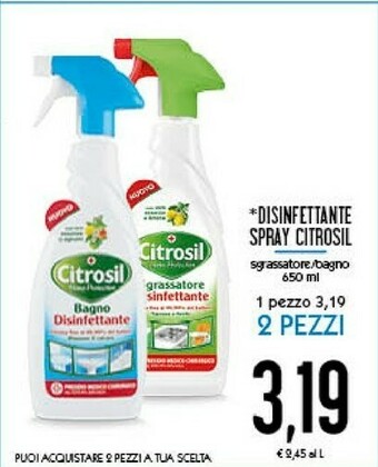Conad Citrosil Spray Disinfettante offerta