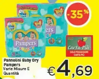 Crai Pampers Baby Dry offerta