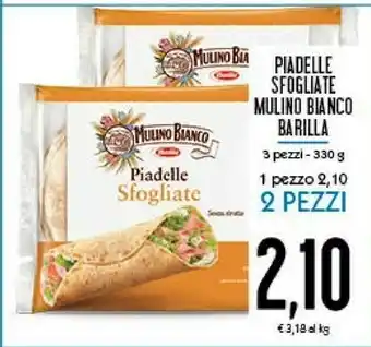 Conad Mulino Bianco Mulino Bianco - Piadelle Sfogliate 330 G(ml) offerta
