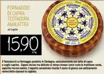 Conad Amalattea Formaggio Di Capra Testadura offerta