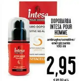 Conad Intesa Dopobarba Intesa Pour Homme offerta