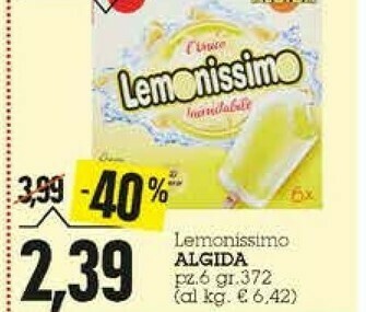 Emi Supermercati Algida Gelati algida offerta