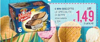 MD Discount Le Specialità Di Beppe 6 Mini Biscotto offerta
