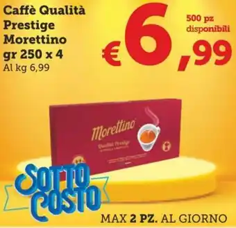 Morettino Caffè Qualità Prestige gr 250 x 4