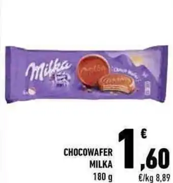 Conad City Milka Chocowafer 180 g offerta