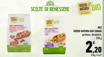 Conad City Verso Natura Bio Conad Mix gustoso, dinamico 150 g offerta