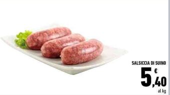 Conad City Salsiccia Di Suino offerta