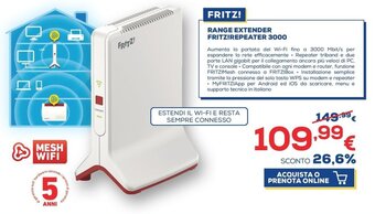 Fritz! Range Extender Fritz! Repeater 3000