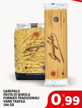 Mio Market Garofalo Pasta di Semola Formati Tradizionali Varie Trafile 500 gr offerta