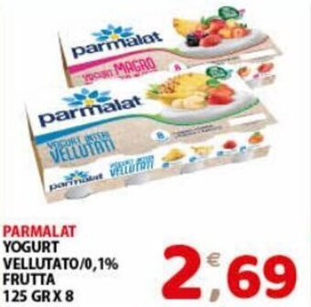 Mio Market Parmalat Yogurt Vellutato/0,1% Frutta 125 gr x 8 offerta