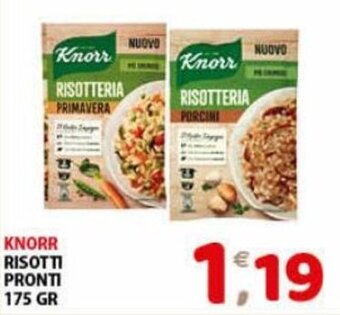 Mio Market Knorr Risotti Pronti 175 gr offerta
