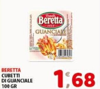 Mio Market Beretta Cubetti di Guanciale 100 gr offerta