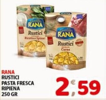 Mio Market Rana Rustici Pasta Fresca Ripiena 250 gr offerta