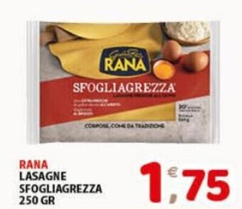 Mio Market Rana Lasagne Sfogliagrezza 250 gr offerta