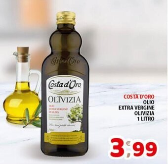 Mio Market Costa d'Oro Olio Extra Vergine Olivizia 1 litro offerta