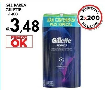 Bennet Gillette Gel Barba offerta