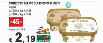 Crai Algida Gelati algida offerta